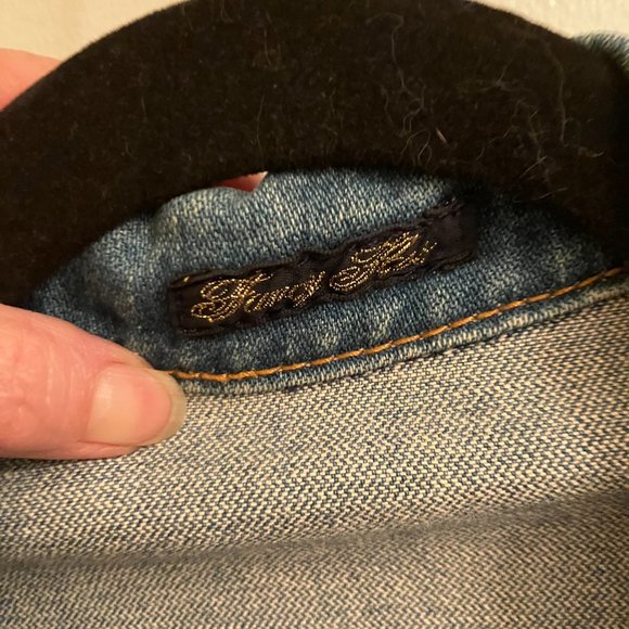 Fancy Ass jean jacket blue size small - Picture 4 of 14